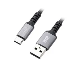 【3本セット】 サンワサプライ USB 2.0 Type-Cケーブル C-A ストレート 2m KU-CA20TKX3