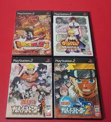 ●格闘対戦ゲーム　（金色のガッシュベル!! 、ドラゴンボールZ3、NARUTO ～ナルティメットヒーローなど）　4点　PS2ソフト ●チャレンビー　ゲームソフト