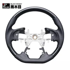 オデッセイ 前中期 RC 2013(H25).11-2020(R2).10 ステアリング ガングリップ 黒木目 茶木目 ピアノブラック カーボン調 コンビ ハンドル 純正交換 カスタム 内装