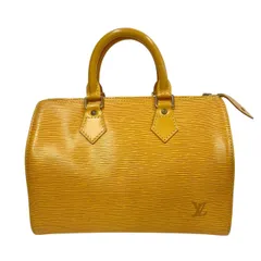 LOUIS VUITTON ルイヴィトン エピ スピーディ25 M43019 VI1904 レザー イエロー ゴールド金具  ハンドバッグ ボストンバッグ