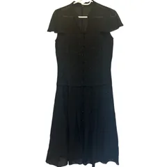 BL3 lagerfeld ラガーフェルド ペチコート付きワンピース ブラック レディース 38サイズ