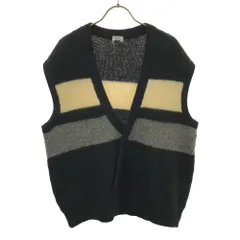 ハーディエイミス Vネック ニットベスト ブラック Hardy Amies メンズのサムネイル