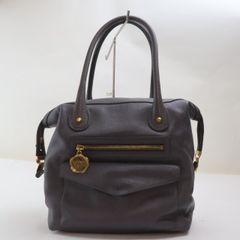 2506-52 ヴィクター＆ロルフ ハンドバッグ トートバッグ VIKTOR&ROLF レザー製 グレージュ 上ZIP