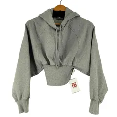 アディダス adidas クロップドパーカー レディース import：XS 