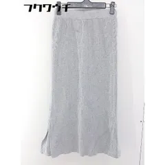 ◇ Another Edition アナザーエディション 膝下丈 タイト ニット スカート グレー レディース 【中古】 【1105260005686】のサムネイル