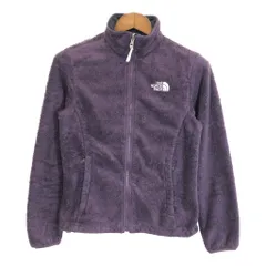 THE NORTH FACE ノースフェイス フリースジャケット アウトドア ワンポイントロゴ パープル (レディース S) 中古 古着 R7595