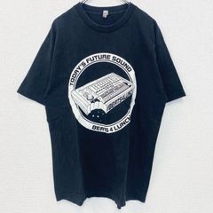 古着 used　ALSTYLE 　アルスタイル　半袖Tシャツ　Today's Future Sound　TFS　黒　Lサイズ