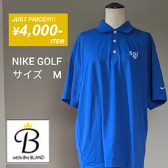 【188】【未使用・タグ付き】NIKE GOLF　ナイキゴルフ　ゴルフウェア　ポロシャツ　ブルー　sgiロゴ　サイズM