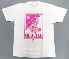 [중고] 의류 오니즈카 나츠미 T 셔츠 화이트 L 사이즈 [러브라이브! 슈퍼 스타!! 집에서 Liella! POP UP SHOP in 도쿄 애니메이션 센터]