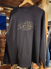 リーサルヴィンテージロゴロングスリーブTシャツ アメカジ　アメリカンロゴ　レトロ　サーフアパレル　Patagonia　パタゴニア　DEUS　デウス　ビラボン　BILLABONG　ヴィスラ VISSLA　HOWL　FUTURE　サーフボード　タイラーウォーレン