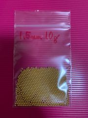 【在庫限りで終了】耳つぼ セルフ 粒のみ リフトアップ ダイエット デトックス 頭痛 パッチリ目元 金粒 1.5mm 10gパック