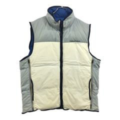 00年代 NAUTICA COMPETITION ノーティカ コンペティション ダウンベスト 大きいサイズ グレー(メンズ XXL)中古 古着 V0212のサムネイル