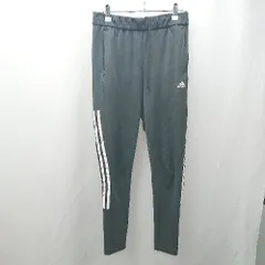 ◇ ⊂ adidas アディダス ウエストゴム イージーパンツ サイズM チャコール系 レディース E  【1505290004633】