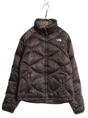 【お得なクーポン配布中!】 US企画 ノースフェイス ダウン ジャケット レディース M / 古着 The North Face キルティング ナイロン ブルゾン フルジップ 550フィル 茶