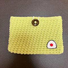 ミニポーチ　小物入れ　ハンドメイド　編み物