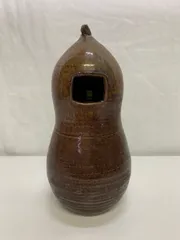 瓢箪 掛花入れ 茶道具 古美術 古道具 アンティーク 天然瓢箪 掛花入 ひさご花入 茶道具 - メルカリ