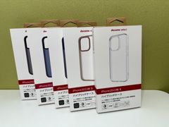 iPhone 14 Pro ハイブリッドケース/クリア・フロスト✖ベージュ・フロスト✖ネイビー・スモーク✖ブラック
