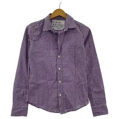Frank＆Eileen フランク＆アイリーン チェック長袖シャツ sizeXXS/パープル系