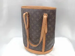 entrupy鑑定書付【LOUIS VUITTON】ルイ・ヴィトン モノグラム FL0063 バケットGM バッグ レディース 中古
