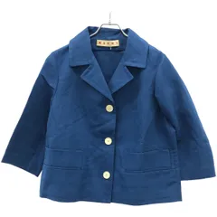 MARNI マルニ 16SS コットンリネン ショートジャケット  ブルー 42のサムネイル