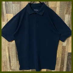 XL ネイビー系 無地 シンプル 単色 オーバーサイズ メンズ 古着 半袖
