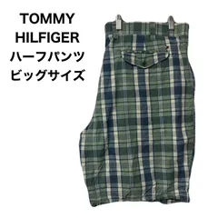 TOMMY HILFIGER　トミーヒルフィガー　チェック柄　ハーフパンツ　ショートパンツ　ビッグサイズ　40