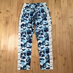 ABC camo Blue BAPE STA TAPE JERSEY PANTS Mサイズ a bathing ape エイプ ベイプ アベイシングエイプ ABCカモ ジャージ パンツ 迷彩