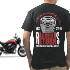 Z900RS z900rs カスタム パーツ  オリジナルデザイン Tシャツ002 インナー 黒（ブラック）メンズ M L XL XXL 半袖 Kawasaki Z系 Z系列 カワサキ カワサキ