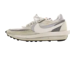 ナイキ サカイ ナイキ LD ワッフル ホワイト スニーカー ロゴ 切替 US9.5 27.5cm グレー BV0073-100