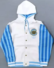 【中古】アウターウェア カミュ アイドルブルゾンパーカー ライトブルー×ホワイト フリーサイズ 「うたの☆プリンスさまっ♪ SHINING STAR STAGE -SONG PARADE☆-」