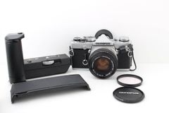 OLYMPUS オリンパス OM-1 50mm ｆ1.8　プリズム腐食なし　 露出計・シャッター全速OK　付属品多数