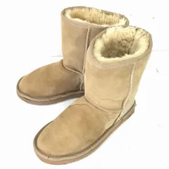 UGG/アグ★ミドルクラシック/ムートンブーツ【24.0/キャメル系】◆WB61-2<sale>