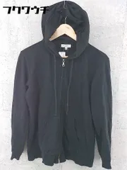 ◇ BEAUTY&YOUTH UNITED ARROWS 長袖 ジップアップ パーカー サイズL ブラック レディース 【中古】 【1002800538690】