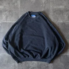 90-00s RUSSELL ATHLETIC PLUMA スウェット トレーナー チャコールグレー 4XL相当 A446 裏起毛