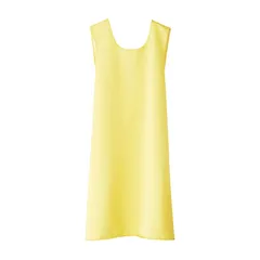 パッとつけられる入浴介護エプロン 入浴介助用エプロン 24-2395-0001 バナナ フットマーク 403310(M-L)120X98CM