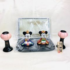 ディズニー 雛人形セット 陶器製 ディズニー 中 雛人形 ひな人形 おひなさま コンパクト かわいい