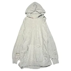 ANACHRONORM アナクロノーム ダメージ加工 黒 フード付き