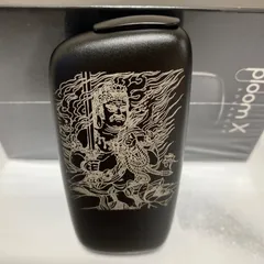 不動明王 デザイン レーザー加工 プルームエックス アドバンスド Ploom X ブラック 黒 和柄 和彫り 蓮 ハス 蓮子 梵字 守り本尊 守護 新品 未使用 送料無料 オリジナル カスタム かっこいい カッコイイ おしゃれ オシャレ お洒落