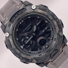 （T651）希少！ 美品 正常稼動 CASIO カシオ G-SHOCK ジーショック GA-2000 SERIES ブラックスケルトン GA-2000SKE-8AJF 人気 時計 メンズ ユニセックス