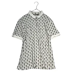 DOLCE&GABBANA(ドルチェ&ガッバーナドルガバ) 総柄 グラフィック ポロシャツ 48 ホワイトのサムネイル
