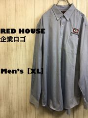 【送料無料❣】RED　HOUSE　企業ロゴ　ワークシャツ　XLサイズ