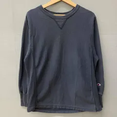 Champion チャンピオン REVERSE WEAVE 長袖Tシャツ ネイビー 無地 Mサイズ 