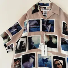 WACKO MARIA　ワコマリア　23SS　Davide Sorrenti S/S Hawaiian SHIRT ダビデソレンティ　総柄 グラフィック アロハシャツ オーバーサイズ S　レーヨン　コラボ