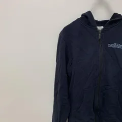 adidas アディダス パーカー ジップアップ 裏起毛 刺繍ロゴ シンプル