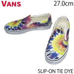 【USED／27.0cm】VANS SLIP ON ウォッシュド タイダイ