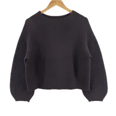 美品 Rouge vif ルージュヴィフ 無地 秋冬 AW 長袖ニット ウール ブラウン レディース【古着】【中古】【送料無料】のサムネイル