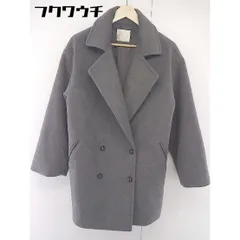 ■ Ray Cassin レイカズン 長袖 ダブル コート サイズF グレー レディース  【中古】 【1107090013299】