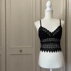 @ CharoRuiz チャロルイス IBIZA　イビサ レース キャミソール ビスチェ 黒 ブラック BLACK クロ くろ　お呼ばれ　デート　オフィスカジュアル　食事会