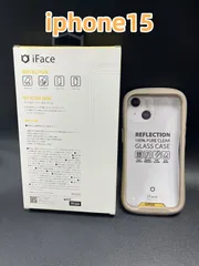 新品 iFace アイフェイス iphone15 ベージュ ケース スマホケース