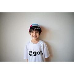ゴル(gol.) ストリートウェア Jr.キャップ G183-621-004 サックス フリーサイズ